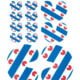 Stickervel Friese Pompebleden