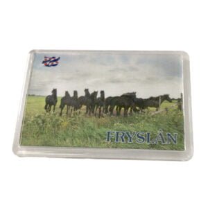 Paarden achter het hoge gras op het platteland