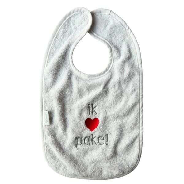 Slabbetje Ik hâld fan pake wit